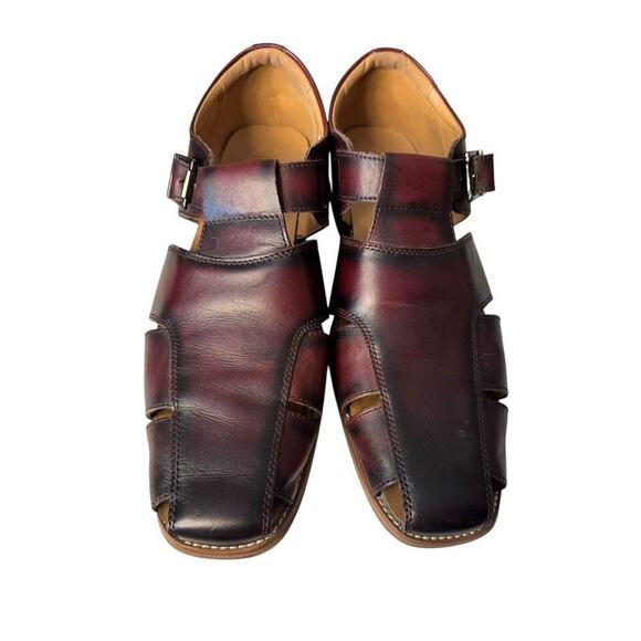 Men\'s Brown Leather Sandals